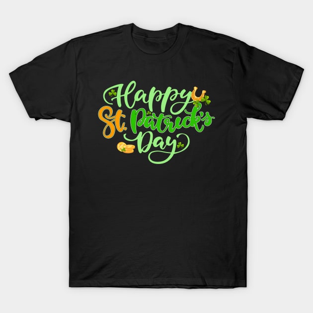 Happy St. Patrick's Day T-Shirt by Hensen V parkes